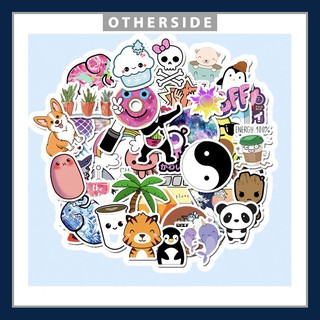 SET 50 MIẾNG STICKER DÁN INSTAGRAM HỒNG DỄ THƯƠNG DÁN LAPTOP DÁN TỦ DÁN NÓN BẢO HIỂM DÁN XE ĐẠP