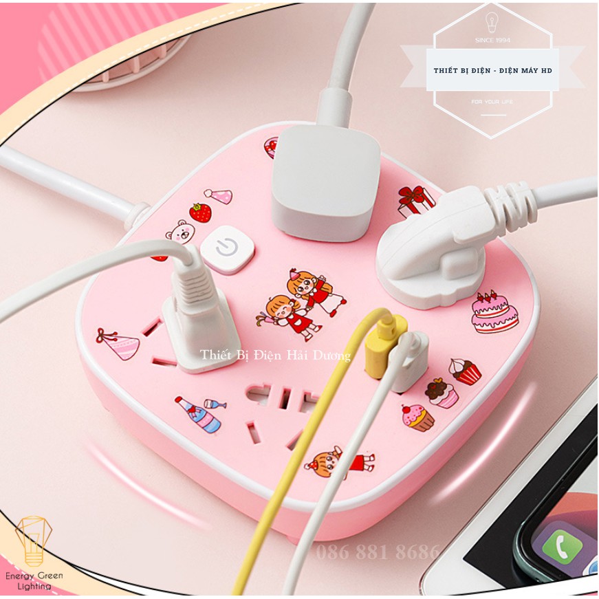 Miếng Dán Sticker Siêu Dễ Thương - Dành Cho Ổ Điện Và Các Thiết Bị Sinh Hoạt Cá Nhân Trong Nhà - 1 tấm 30 sticker dán