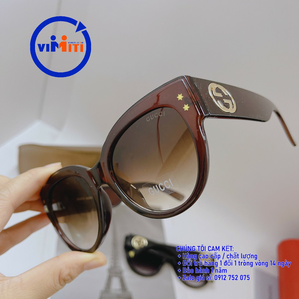 [ CAM KẾT GIÁ TỐT NHẤT ] Kính mát thời trang nữ Gucci, tròng polarized hàng cao cấp