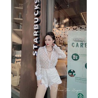 Áo sơ mi LV nổi tay dài!