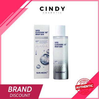 Nước Hoa Hồng Toner Trắng Da Sur Medic Super Glutathione 100 Bright Skin 145ml