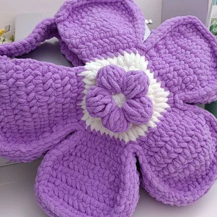 Túi hoa cúc daisy flower blooming bag len nhung đũi handmade dễ thương