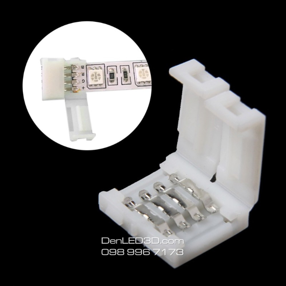 Đầu Nối, Kẹp Nối PCB Dây LED RGB 5050 3528 4/3/2 Chân