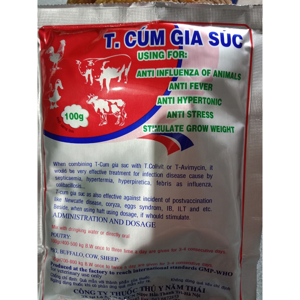 t cúm gia súc cảm cúm lợn gà chó mèo vịt ngan dê thỏ
