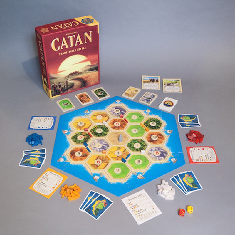 [Mã LIFE2104ALL giảm 10% đơn 50K] Trò chơi Catan phiên bản thứ 5 (English) /5th edition/Boardgame