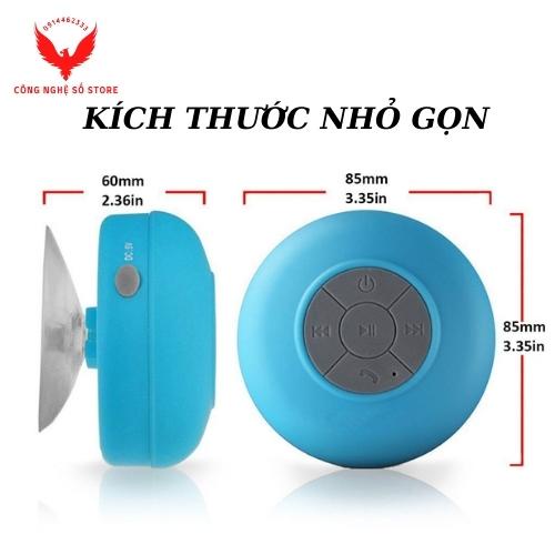 Loa bluetooth không dây, loa nhà tắm, loa chống thấm nước, nhỏ gọn, tiện lợi