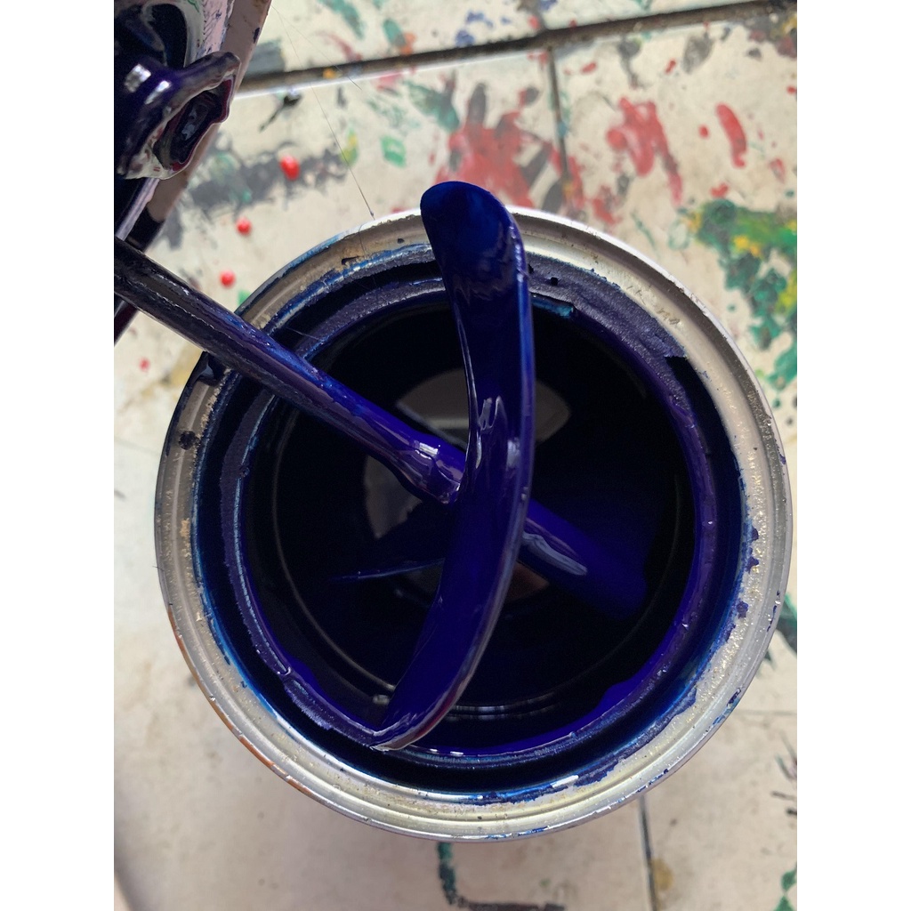 Sơn 1K màu Xanh dương hãng Autopaint lon 1 Lít