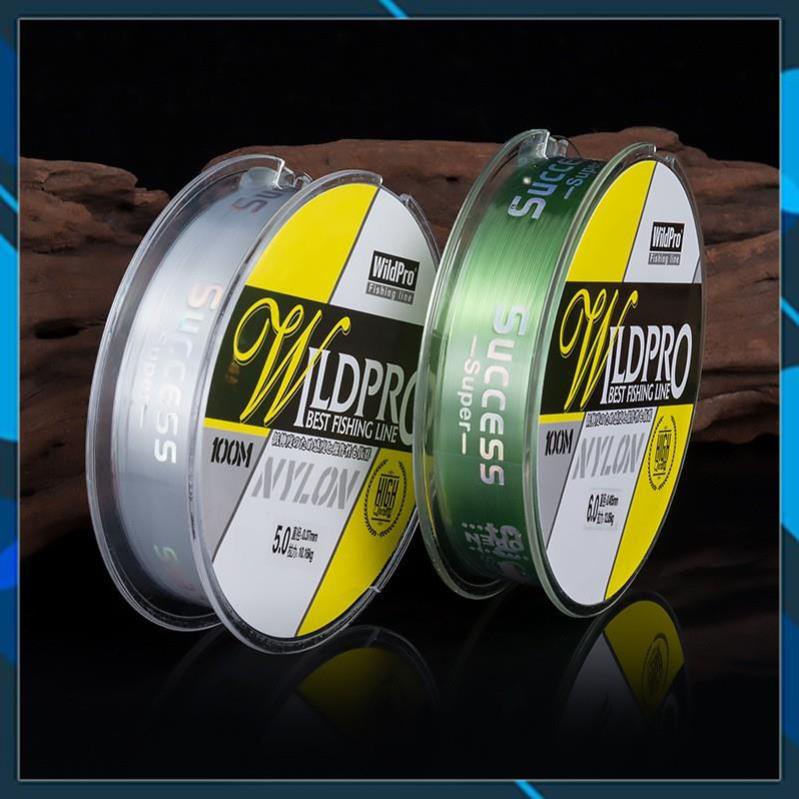 [Chất Lượng] Cước Câu Cá NyLon Wild Pro Siêu Bền Đại Lý Đồ Câu Cá 100m_ Dây Câu Cá