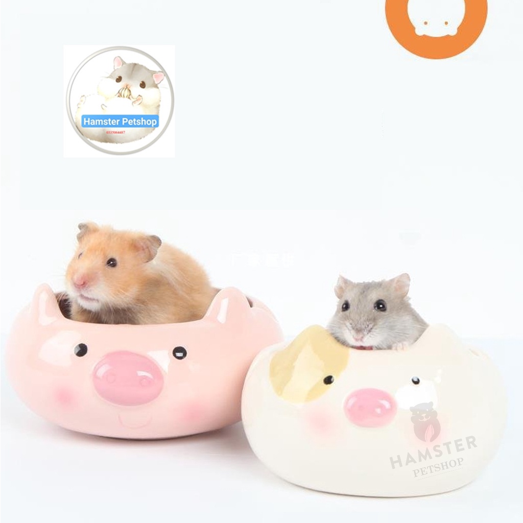 Chén ăn / Bát tắm  sứ THÚ NHỎ cho hamster , sóc