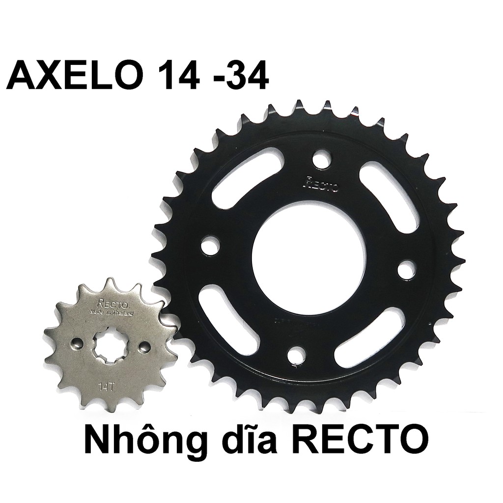 Nhông dĩa RECTO Axelo 14 - 34