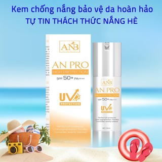 Kem chống nắng lâu trôi làm sáng da an pro tâm an spf50+ pa++++ 50ml