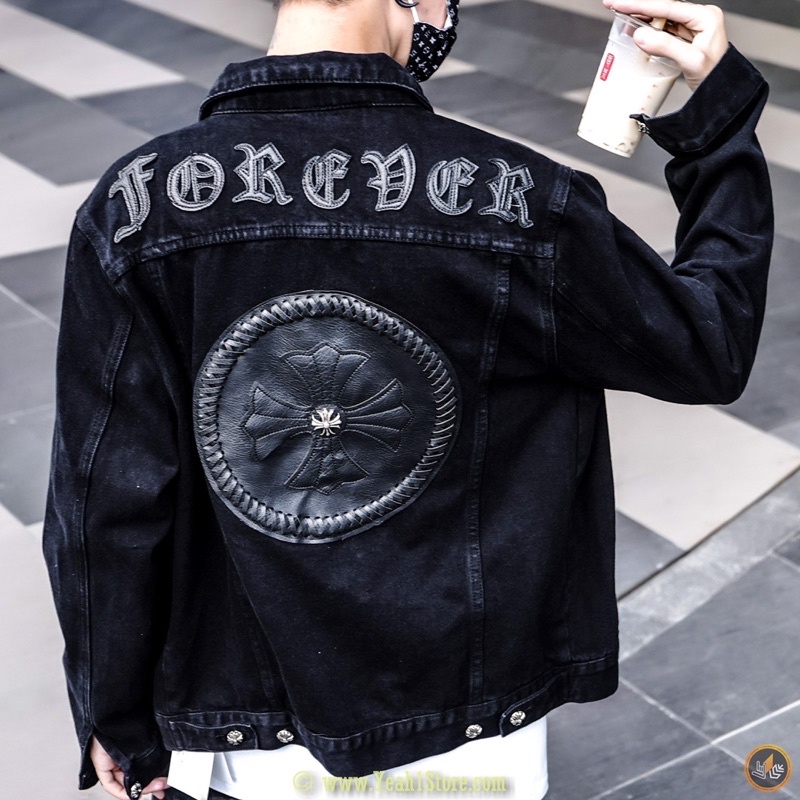 Áo Denim Chrome hearts nam nữ cao cấp