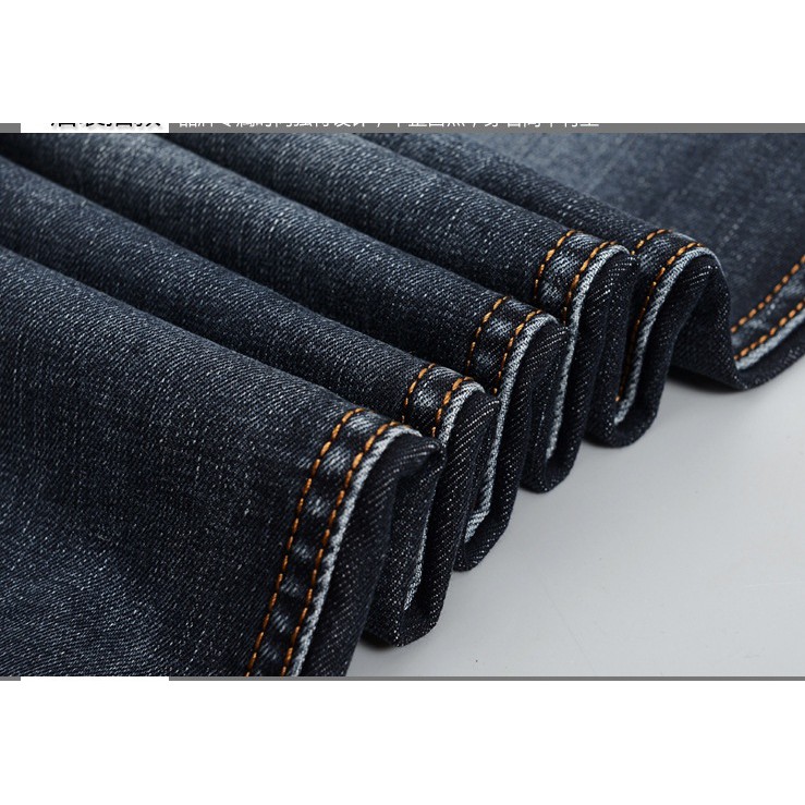 Quần Jeans nam ống suông regular fit phong cách Hàn Quốc