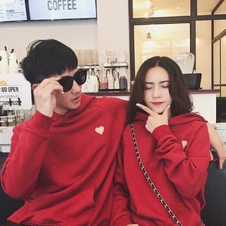 Áo nỉ bông thêu tim