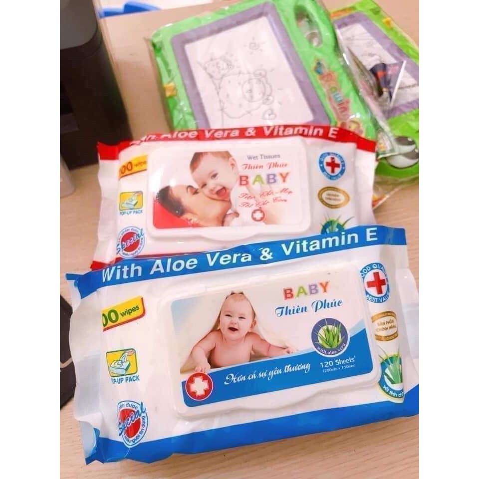 Khăn Giấy Ướt Baby Thiên Phúc 100 Tờ