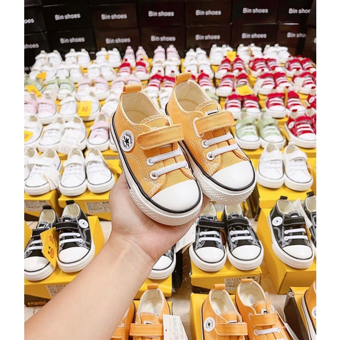 Giày converse quai dán cho bé trai và bé gái(CT)
