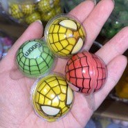 Kẹo có nhân quả bóng đá/ quả bóng rổ/ người nhện Halloween siêu thơm ngon