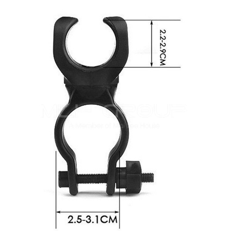 Kẹp Đèn Pin Giá Đỡ Đèn Pha Gắn Vào Ghi Đông Cho Xe Đạp  Chắc Chắn, Xoay 360 Độ MLH