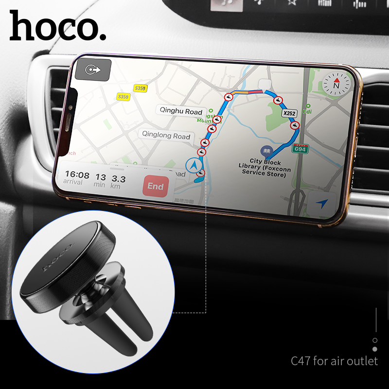 HOCO Giá Đỡ Điện Thoại CA46/CA47 Có Từ Tính Gắn Lỗ Thoát Khí Hoặc Bảng Điều Khiển Xe Hơi Dành Cho iPhone Samsung Xiaomi