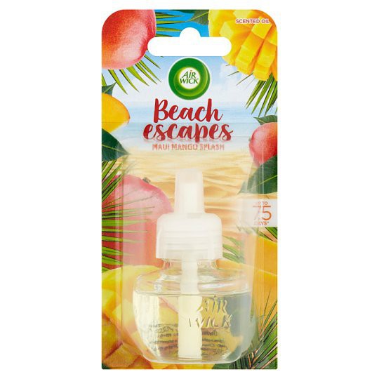 Chai tinh dầu cắm điện Airwick Refill AWK9814 Beach Escapes Maui Mango Splash 19ml (Hương xoài Maui)