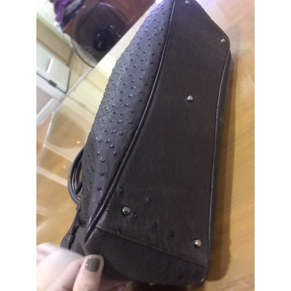 Túi da đà điểu thật Size 40cm