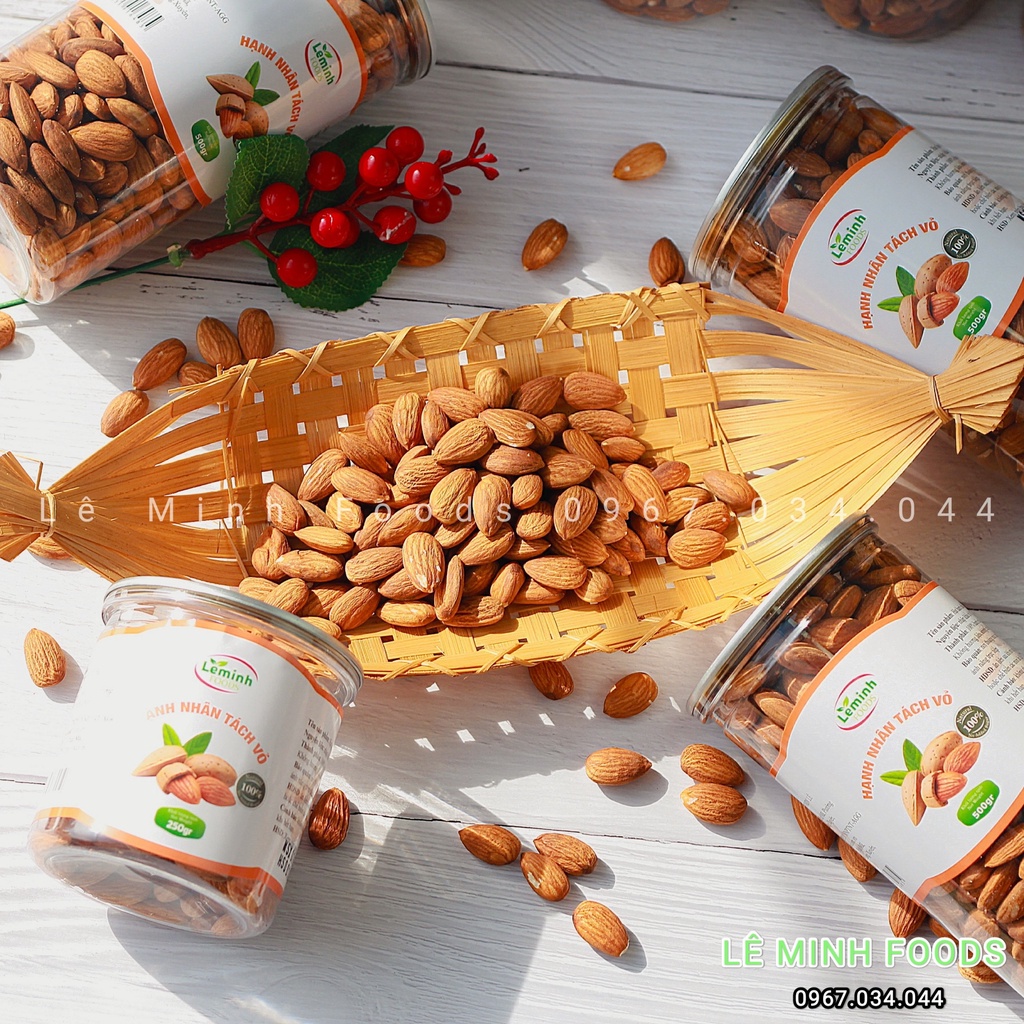 Hạnh nhân đã tách vỏ Mỹ (hũ 250gr)