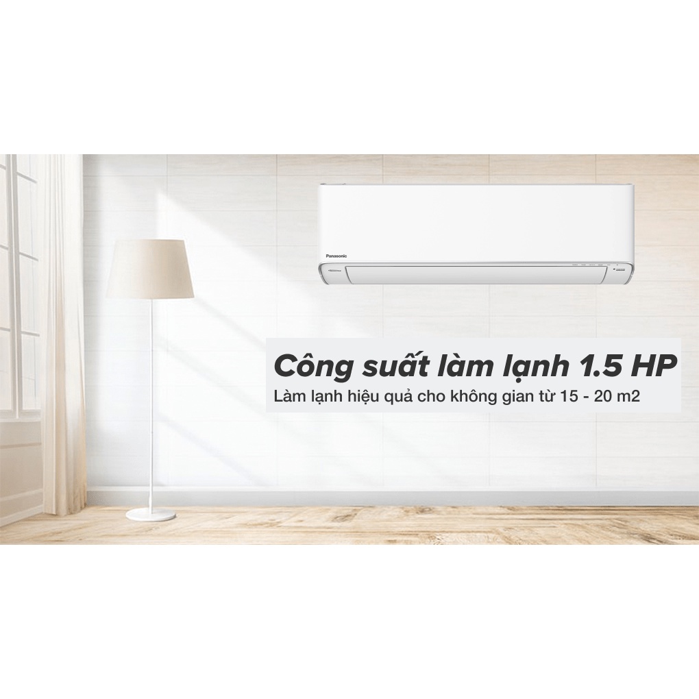 Máy lạnh Panasonic Inverter 1.5 HP CU/CS-XU12XKH-8 - Showroom.TV.HCM