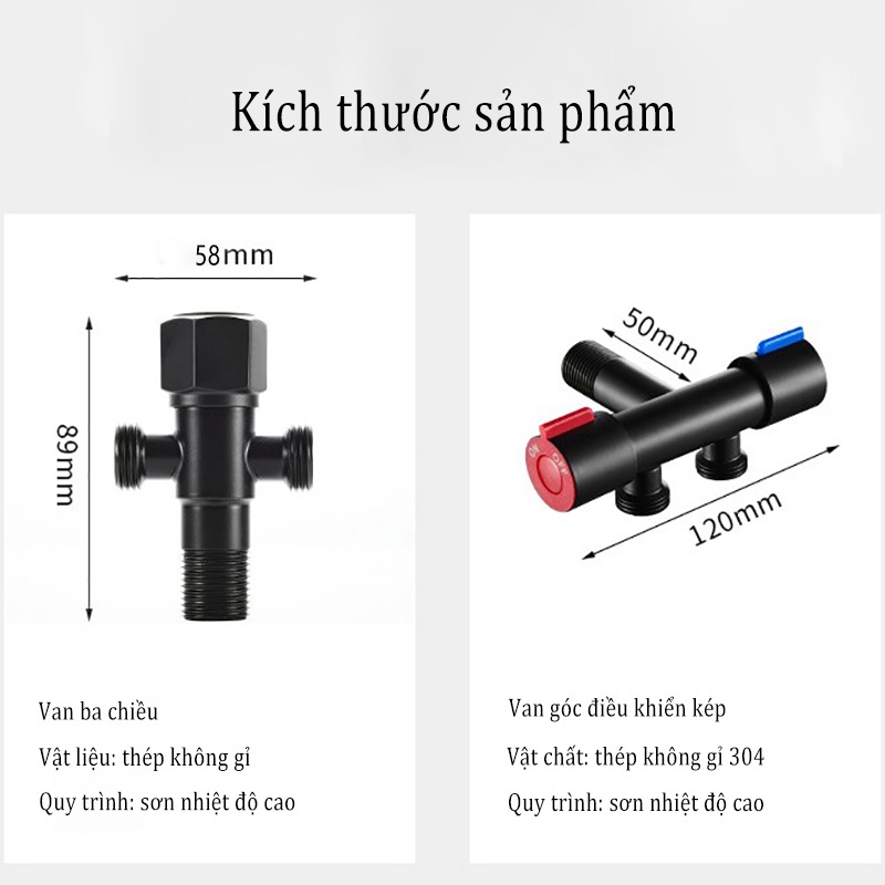 Đầu vòi xịt nhà vệ sinh Meidoo bằng thép không gỉ 304 cao cấp