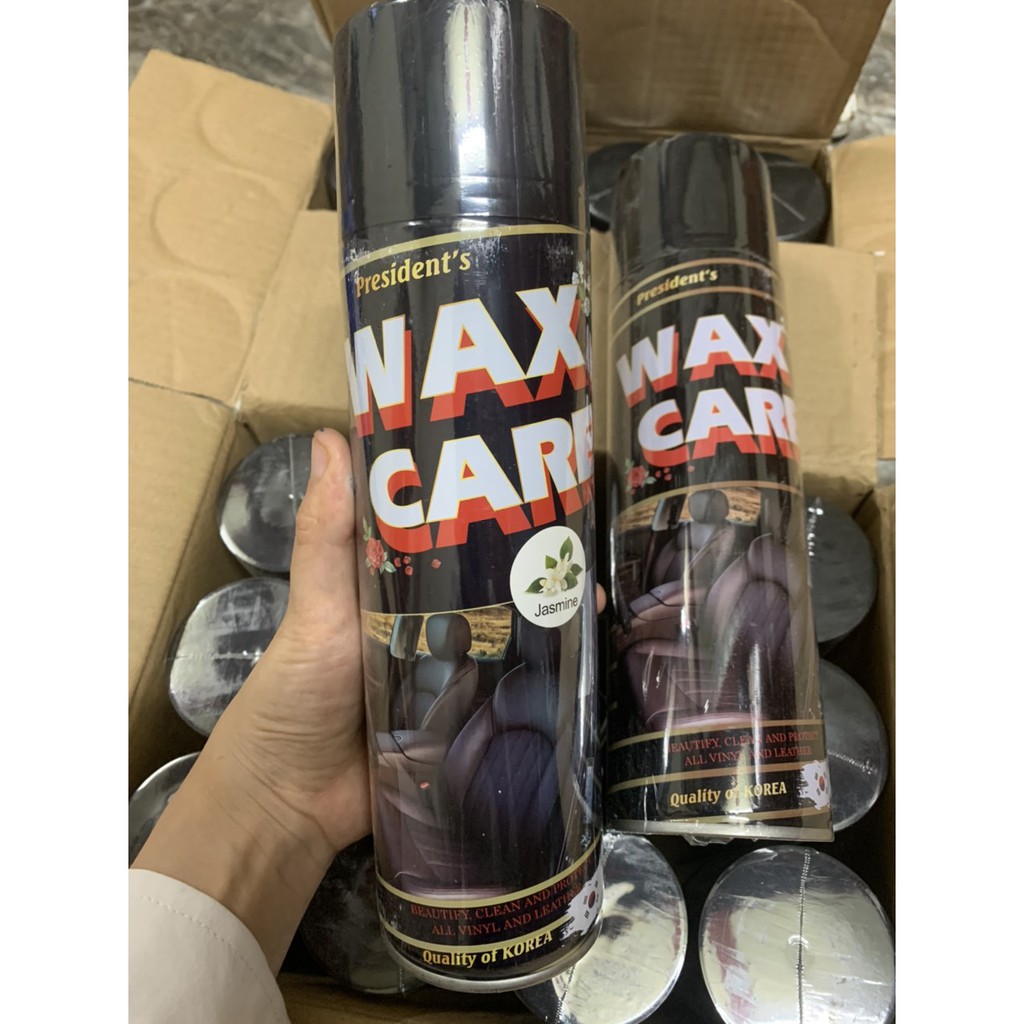 (4 mùi ) Dung dịch Wax Care - Chai xịt bóng đồ da ghế da nội thất đồ gỗ làm sạch làm bóng làm mềm mịn dưỡng bóng