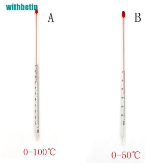 Nhiệt Kế Thủy Tinh Đo Nhiệt Độ 0 Độ Đến 50 / 100degree 200mm