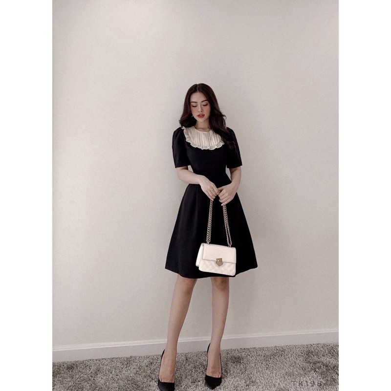 [HÀNG LOẠI 1] Đầm Xoè Phối Bèo Tiểu Thư | BigBuy360 - bigbuy360.vn