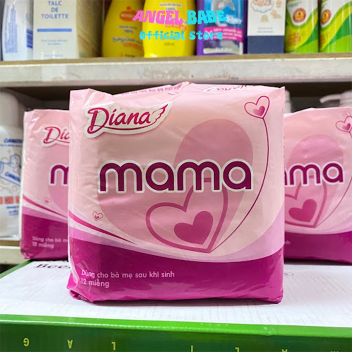 Băng vệ sinh Mama dành cho mẹ sau sinh - Bịch 12 gói