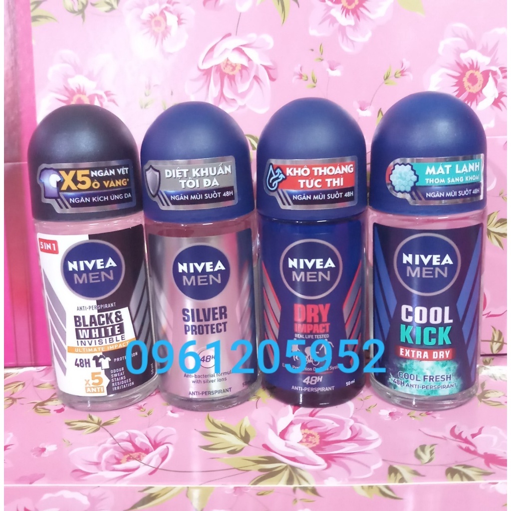 Lăn ngăn mùi Nivea Men đủ loại 25ml/50ml