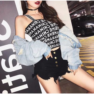 Áo 2 Dây Croptop