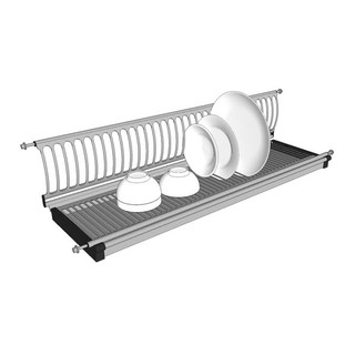 Kệ chén âm tủ 1 tầng đa năng chén, dĩa EDEL inox304, giá để chén
