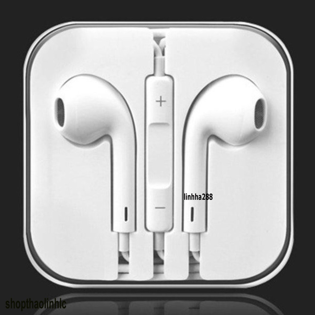 (TRỢ GIÁ)Tai nghe nhét tai có dây cổng 3.5mm màu trắng cho ĐT Android/IP5/6