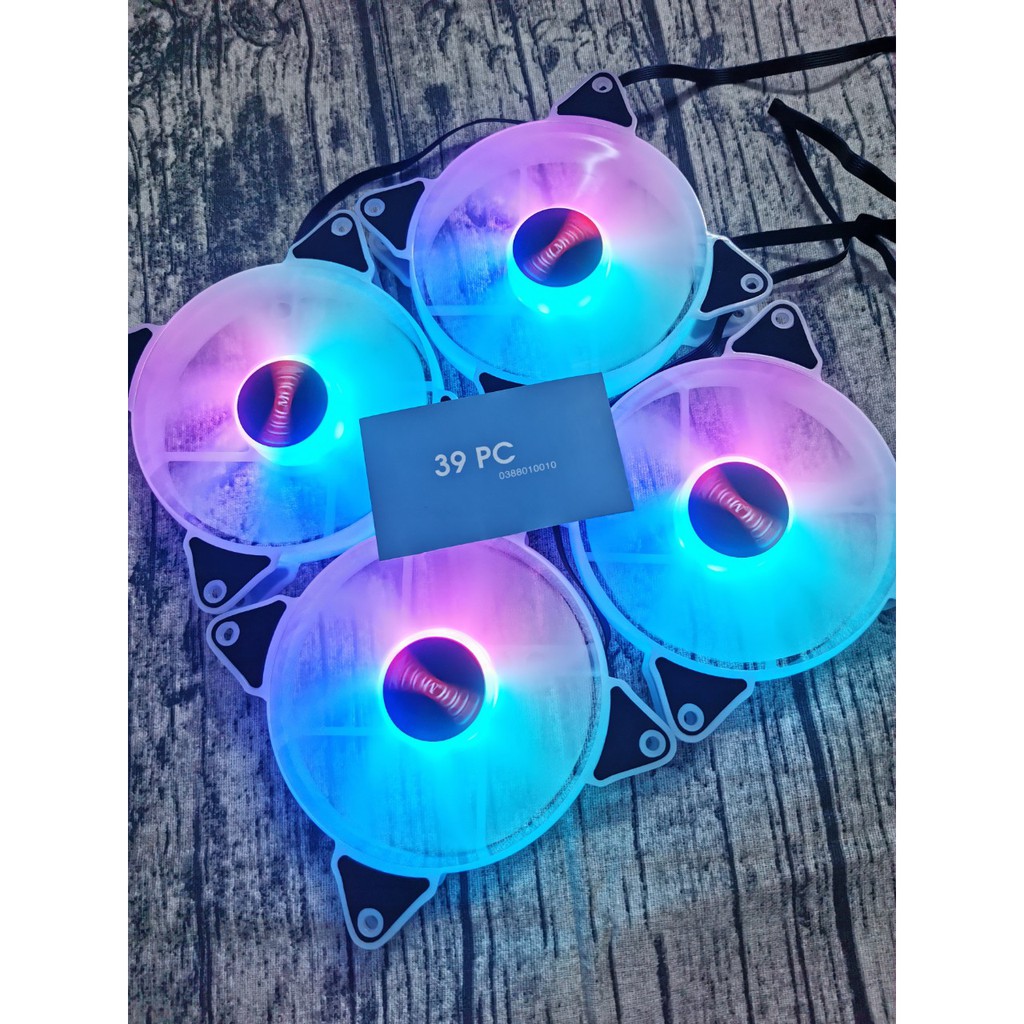 Fan tản nhiệt Case Máy Tính RGB Coolmooon có vài trăm chê độ màu - 12cm new