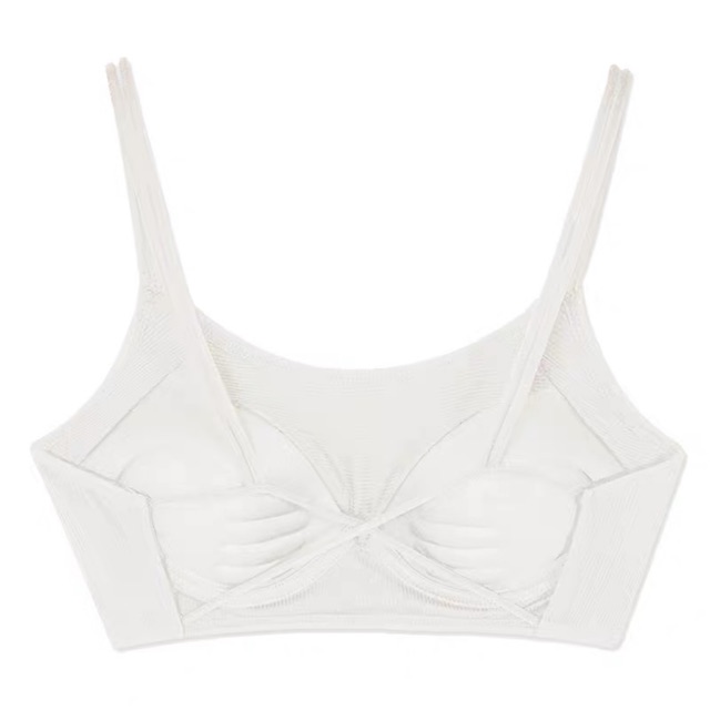 Áo bra cotton đệm liền áo dây đắp chéo quyến rũ cho nữ | BigBuy360 - bigbuy360.vn