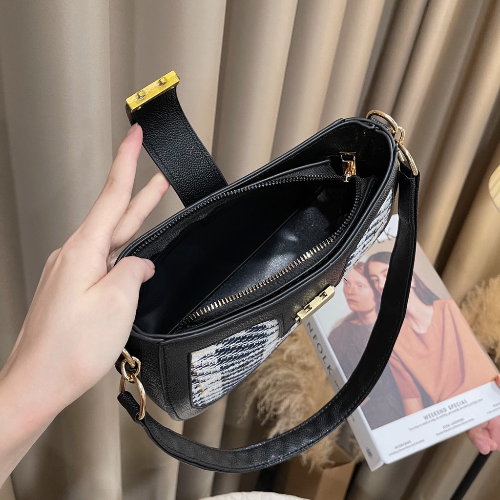 Túi đeo chéo, túi cặp nách nữ cá tính xinh xắn