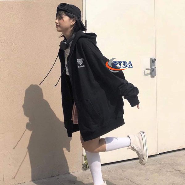 Áo Khoác Nam Nữ Chất thun nỉ mềm mịn in hình trái tim | BigBuy360 - bigbuy360.vn