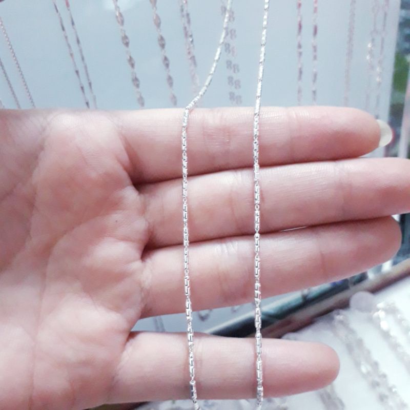 Dây chuyền Bạc Ý Cao Cấp 🌸4 tấc 5