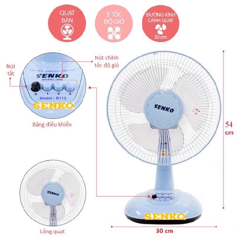 QUẠT Lửng SENKO Model L1638 Hàng Chính Hãng 100%
