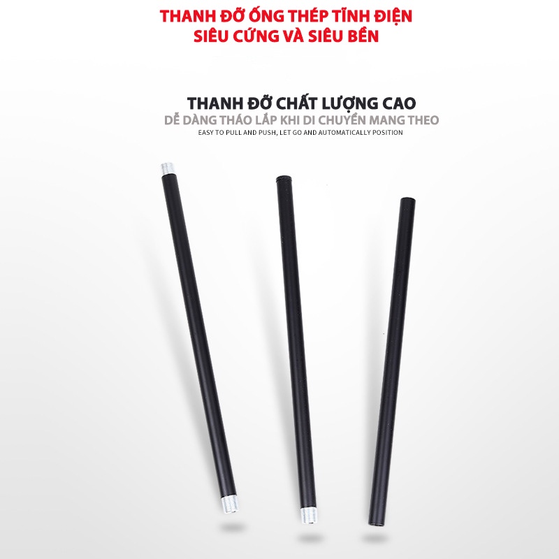 Giá đỡ kẹp ipad máy tính bảng điện thoại 4 - 12.9 inch đế nền đa năng 360 dùng livestream tiktok xem phim dạy học online