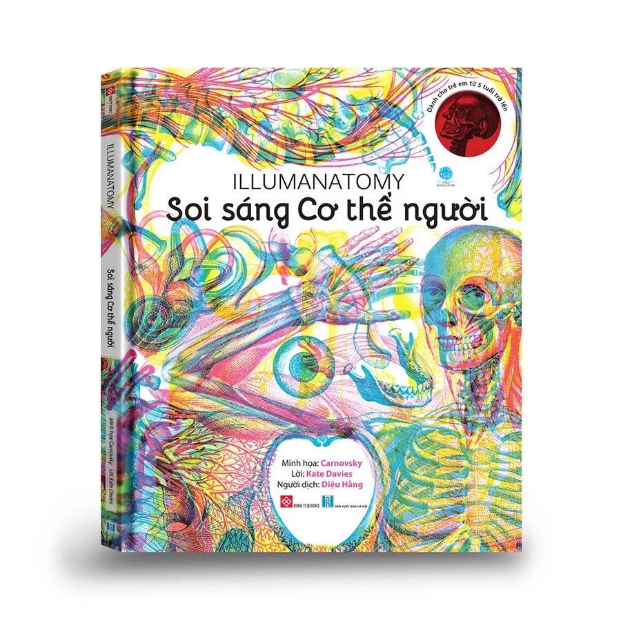 Sách - Illumanatomy Soi Sáng Cơ Thể Người - Có Thể Soi Rọi Xem Cấu Tạo Cơ Thể Bằng Lăng Kính Và Điện Thoại