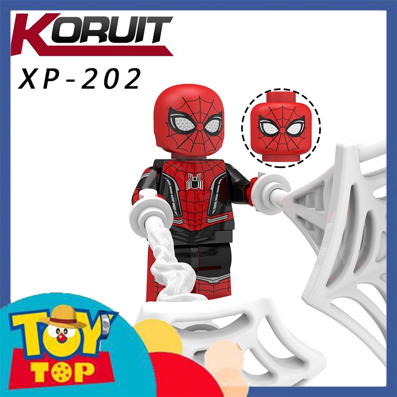Đồ chơi lắp ráp mini người nhện Spider man các phiên bản , Mysterio xếp hình mini KT1027