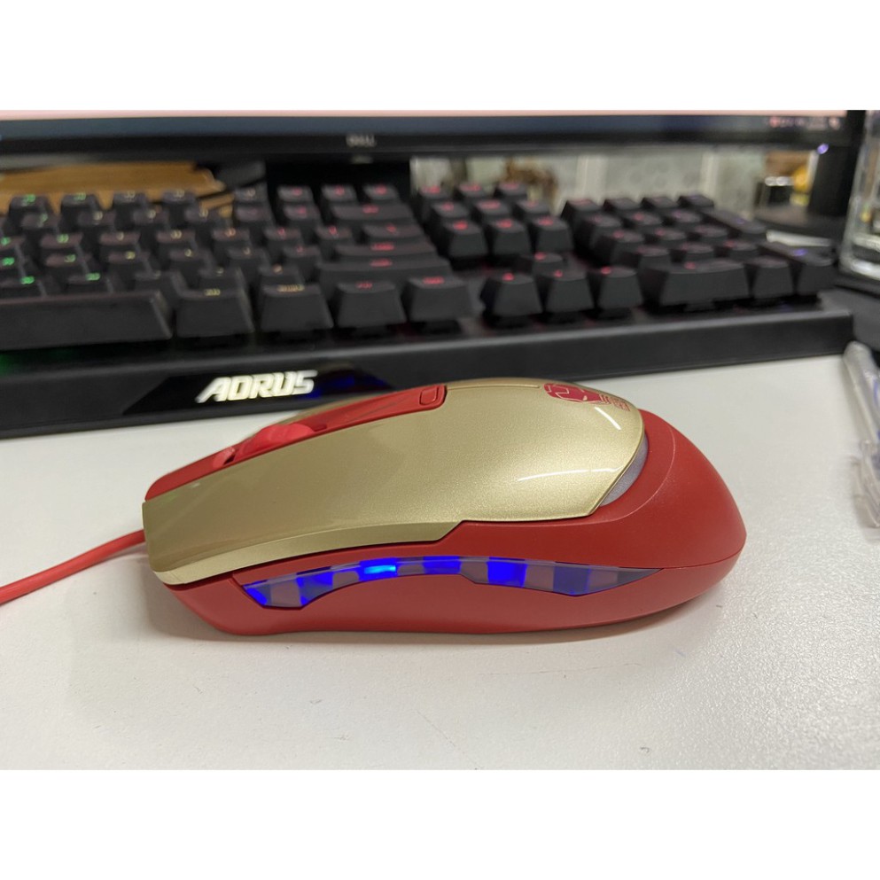 HSGD Chuột Gaming E-Blue EMS145 phiên bản Iron Man Có DPI - Bảo hành 12 tháng 44 H750