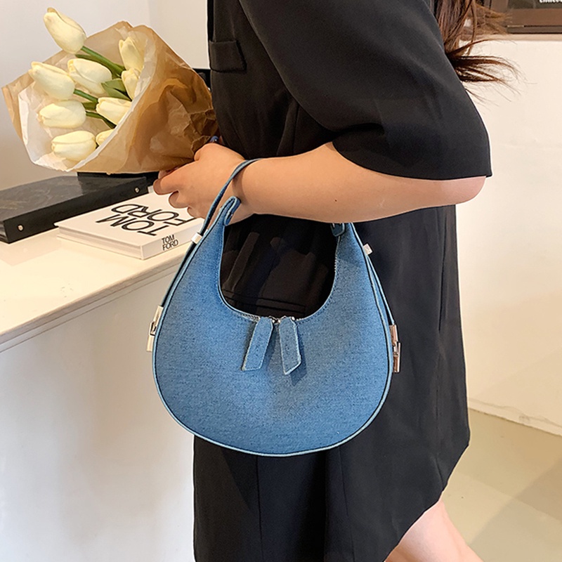 IELGY Túi Đeo Vai Họa Tiết Mặt Trăng Chất Lượng Cao Phong Cách Pháp Dành Cho Nữ