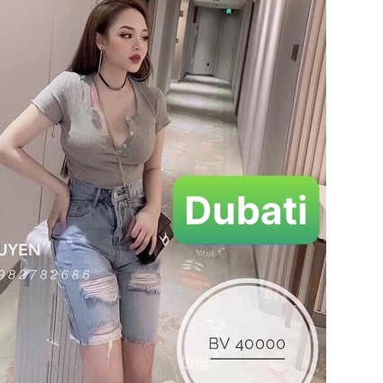 QUẦN SHORT SOT JEAN NỮ LỬNG KIỂU NGỐ RÁCH THIẾT KẾ TRẺ TRUNG NĂNG ĐỘNG - DB 202- DUBATI FASHION
