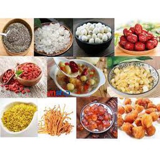 Nguyên liệu nấu chè dưỡng nhan tuyết yến chia nhỏ 10g ( 12 loại)