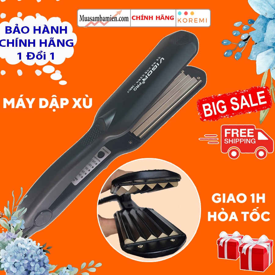 Máy bấm tóc bản lớn Hàn Quốc Tặng Kèm kẹp vịt chia tóc